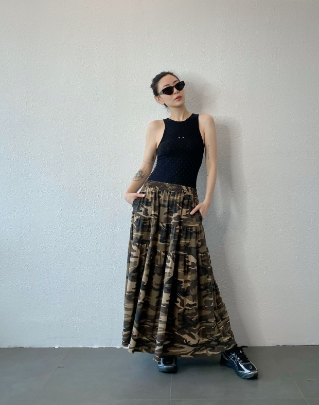 Camouflage Skirt #250411